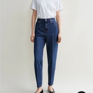 Toteme Tapered Denim in dark blue